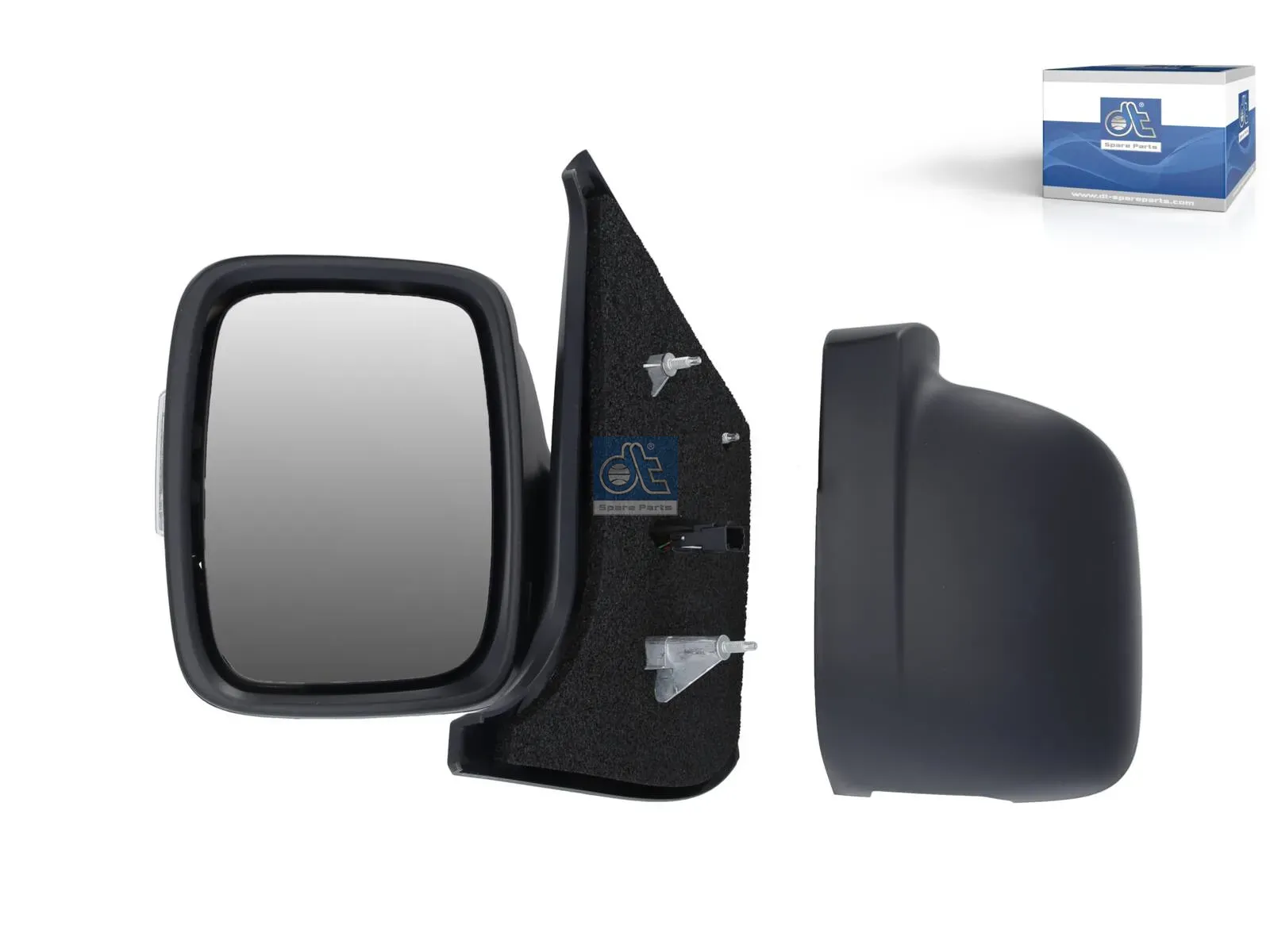 Main mirror, complete, left, heated