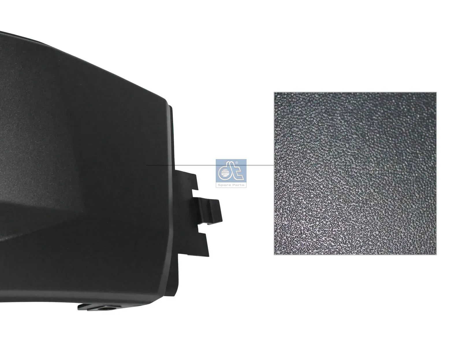 Bumper corner, front, lower right