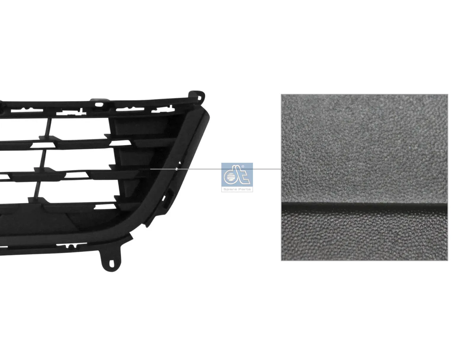 Frontgrille, onder