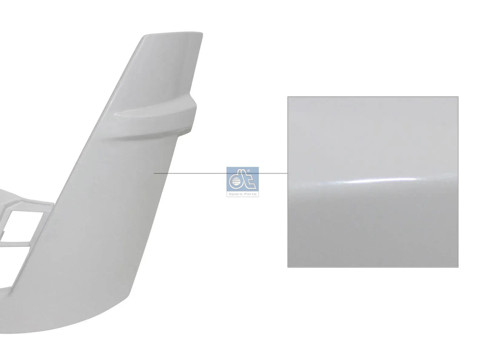 Bumper corner, left