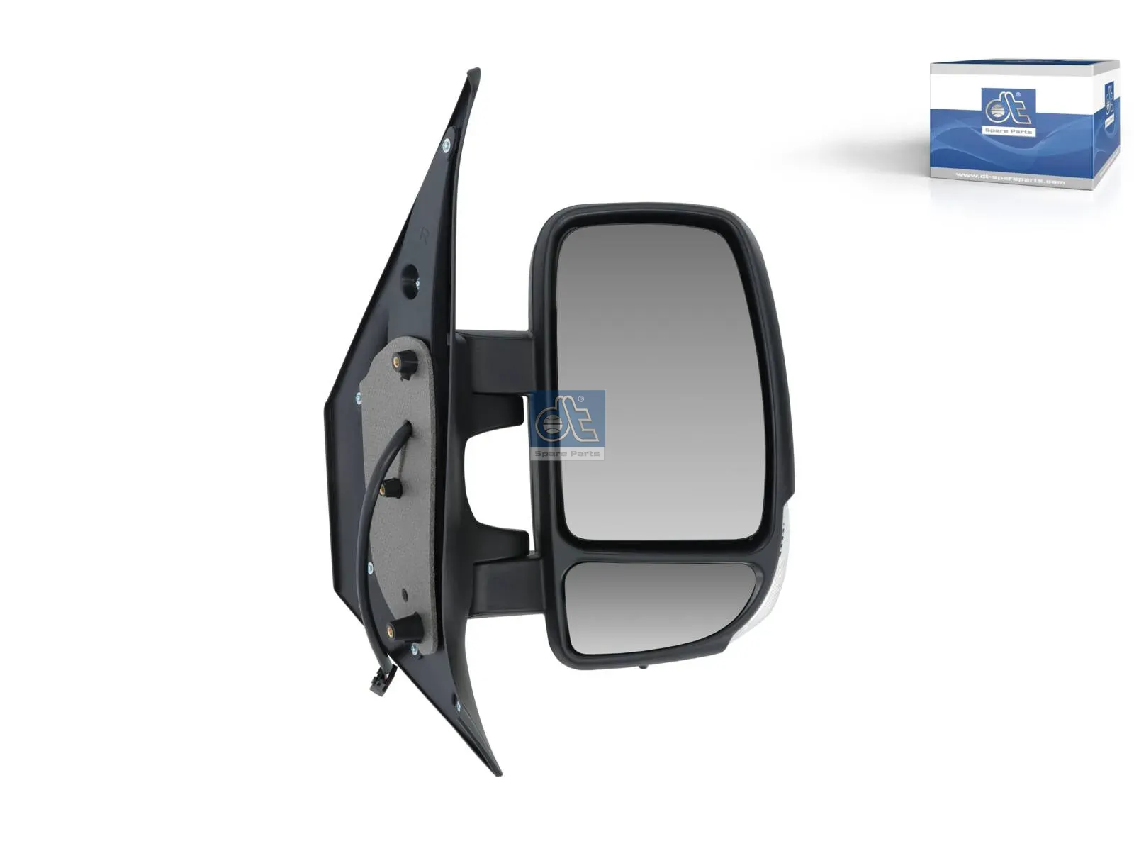 Main mirror, complete, right, electrical, heatable