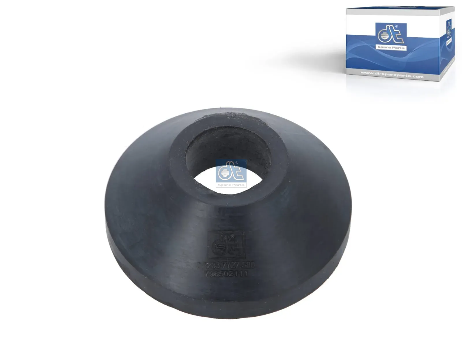 Rubber buffer, motorophanging, voor