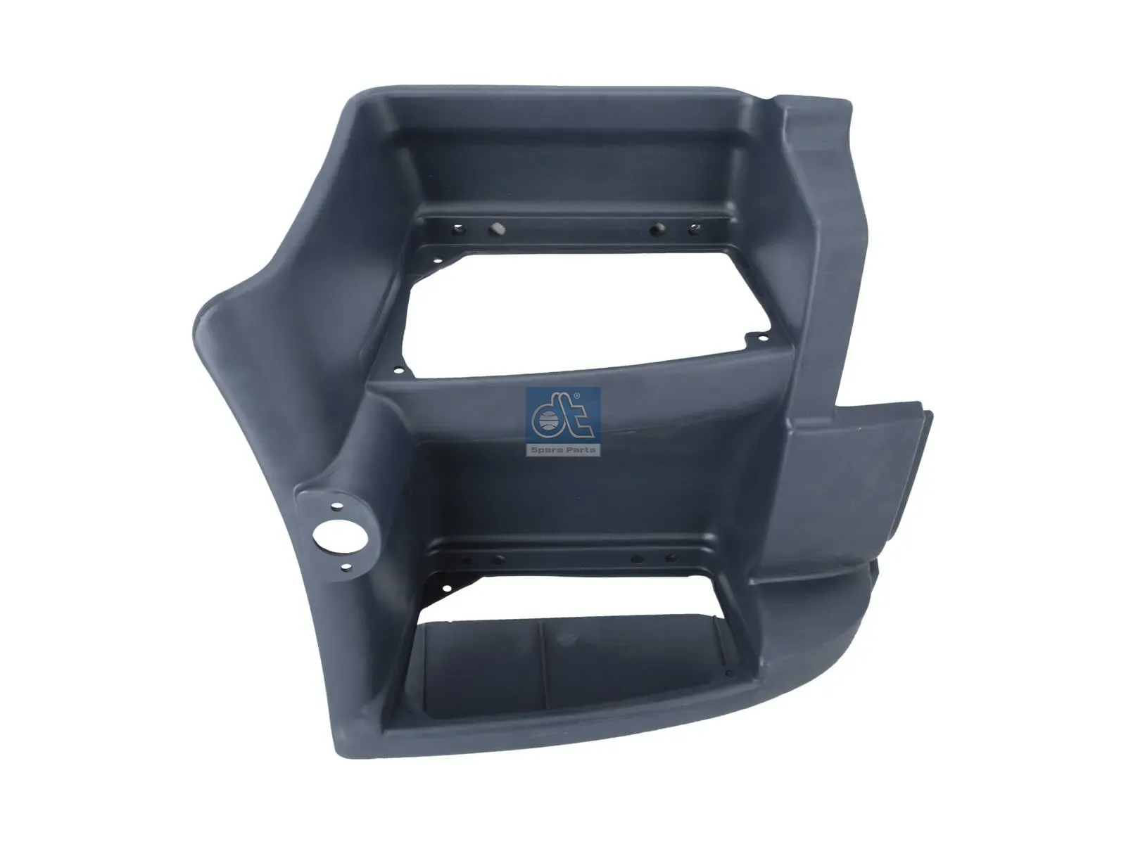 Step well case, right, with holes for side marking lamp