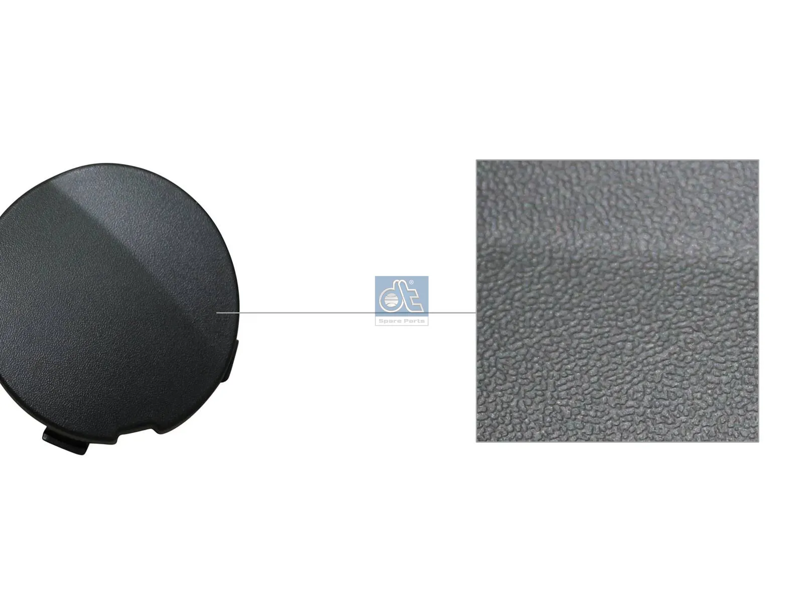 Cover, Towing eye, rear