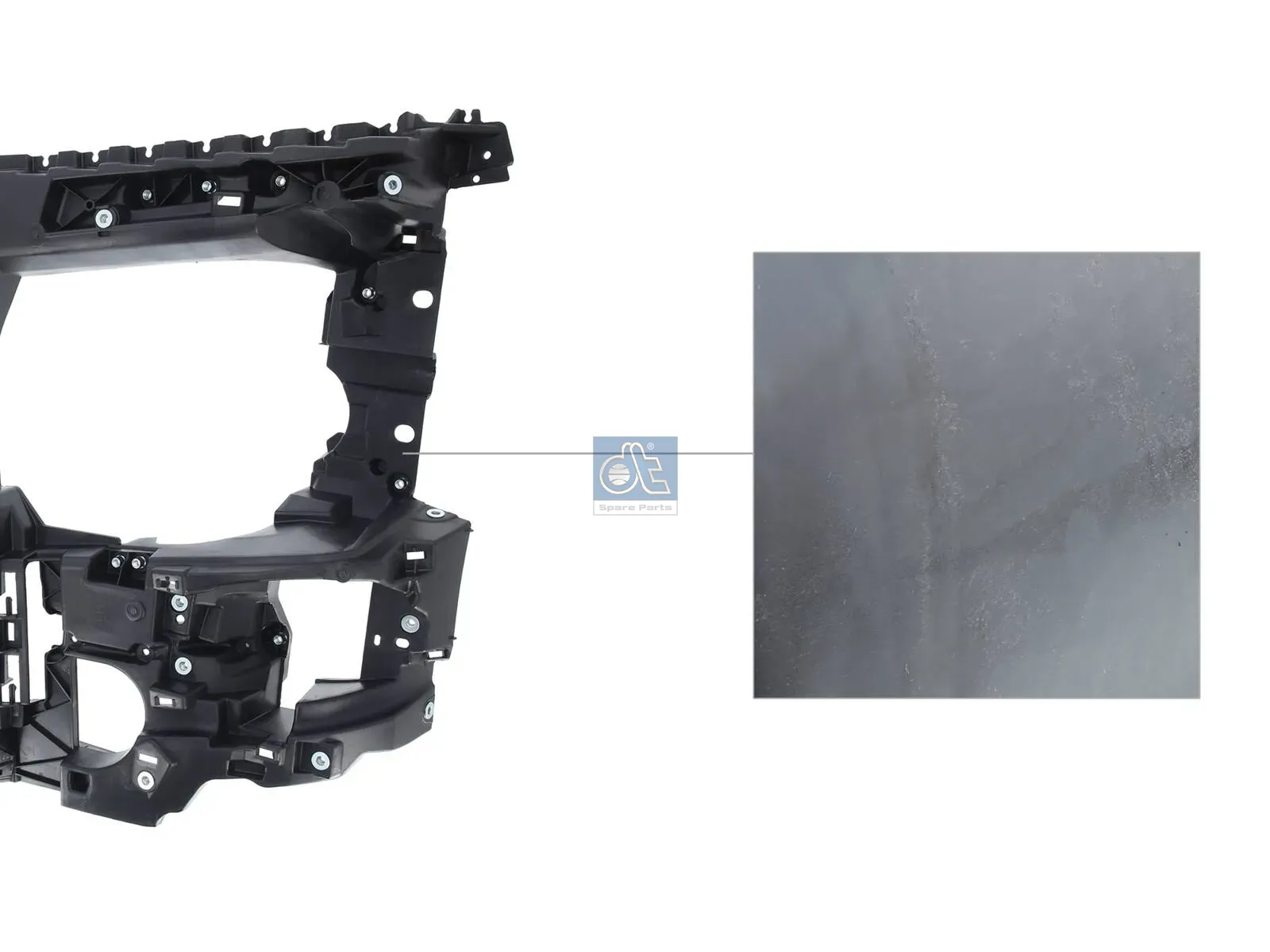 Console, bumper, left