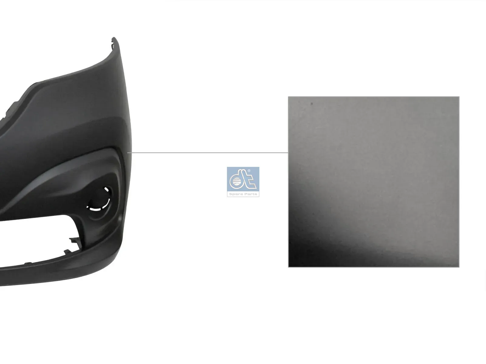 Bumper, front, primed