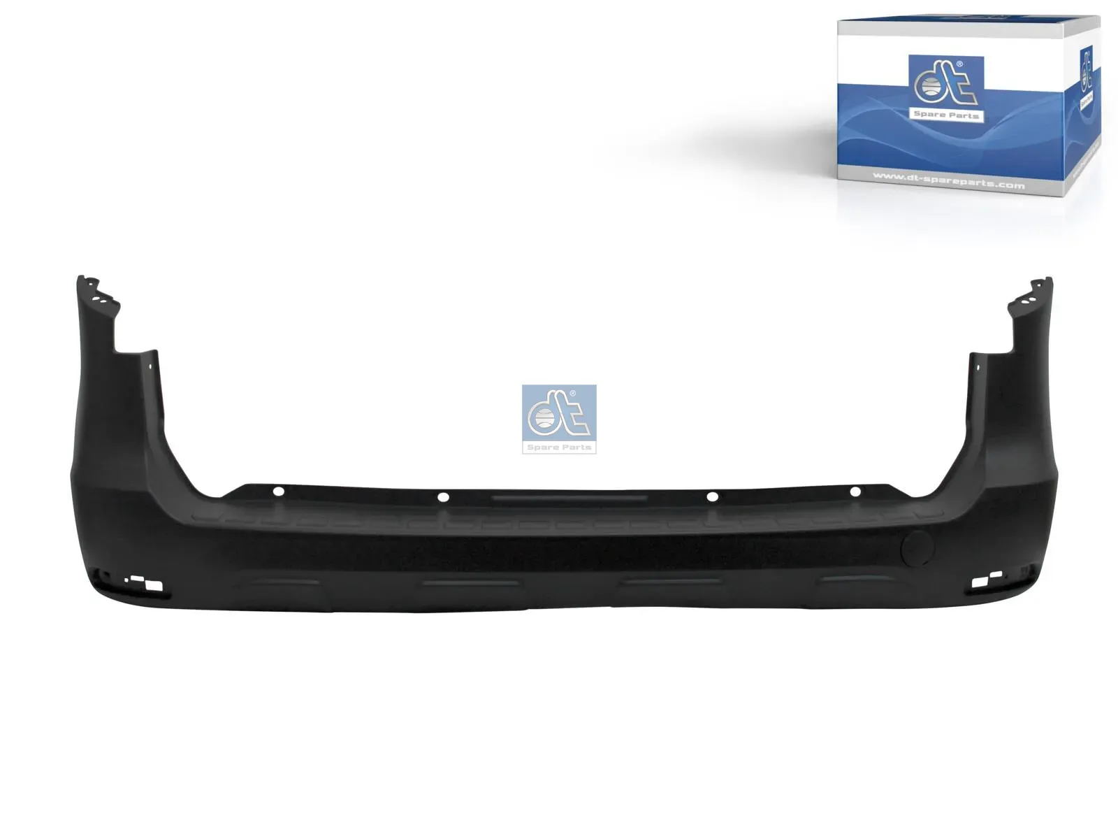 Bumper, rear, black