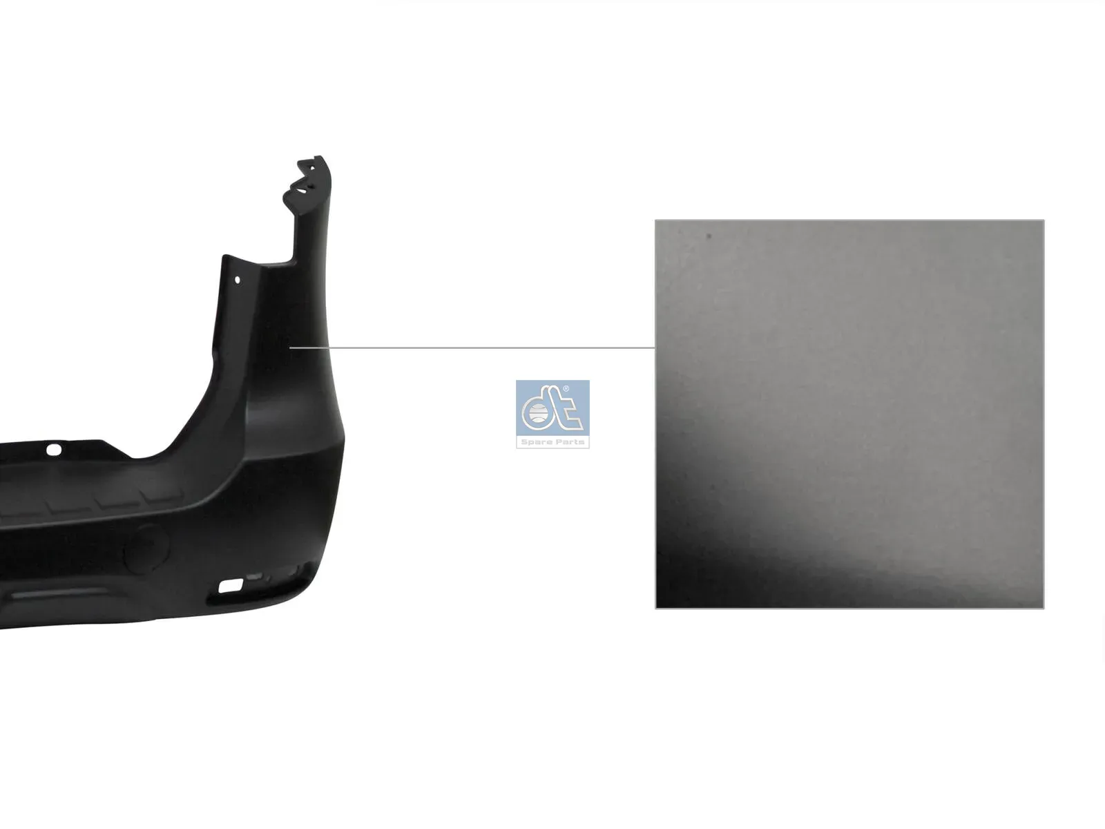 Bumper, rear, primed