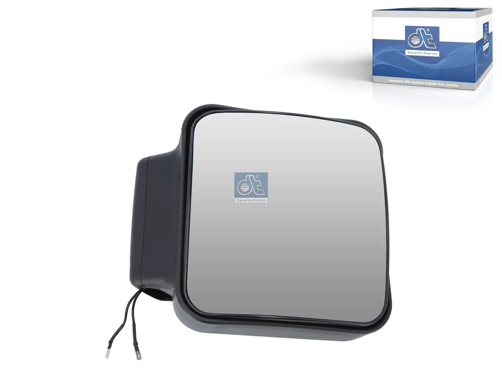 Wide view mirror, right, heated