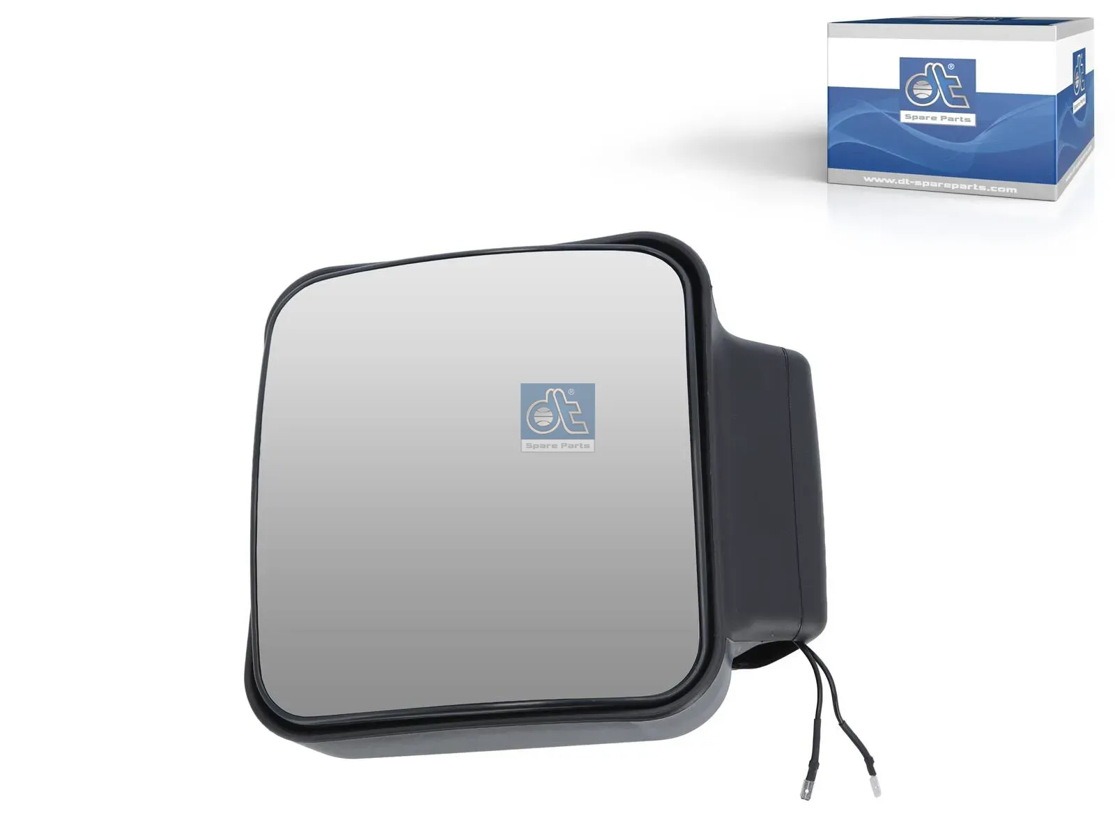 Wide view mirror, left, heated
