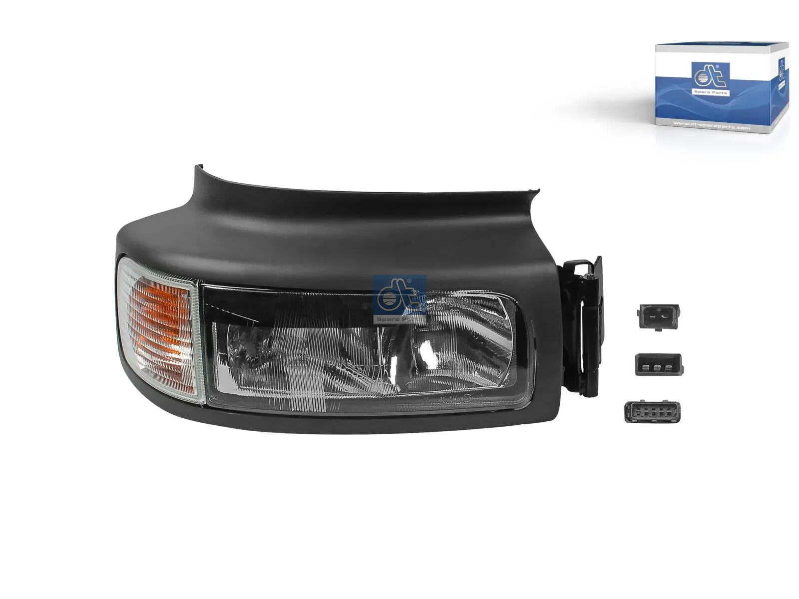 Koplamp, compleet, rechts