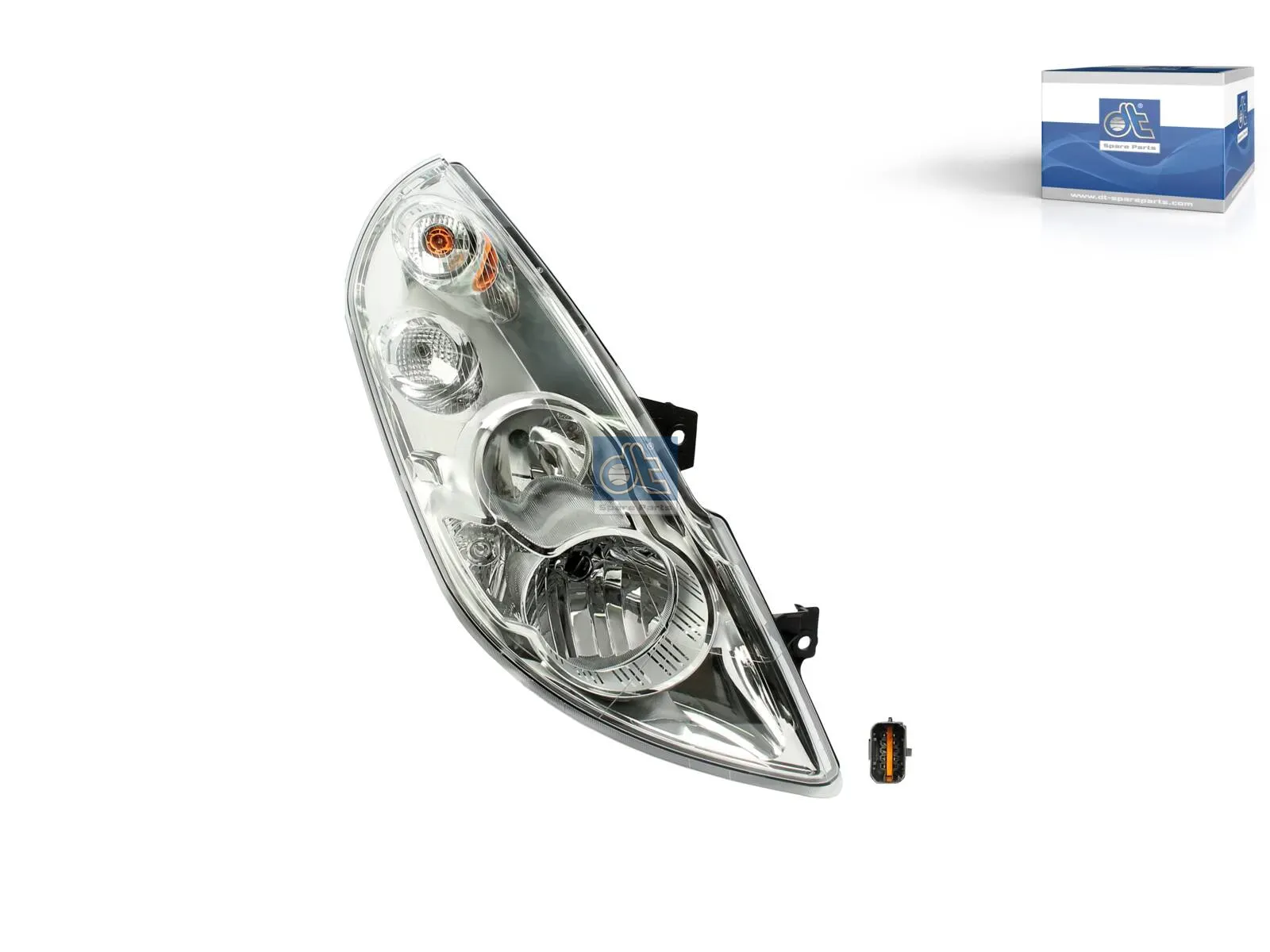 Headlamp, right, without bulbs
