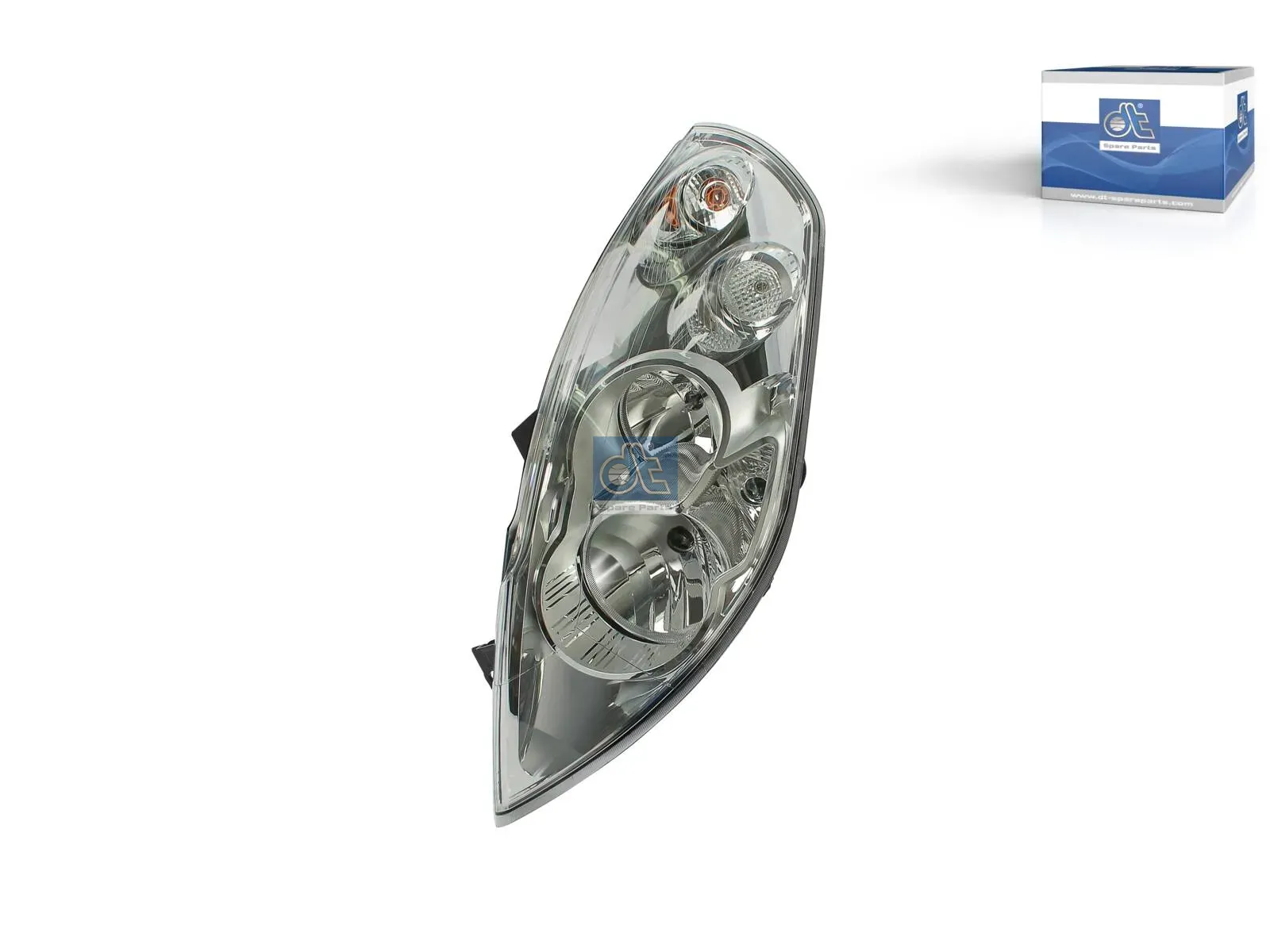 Headlamp, left, without bulbs