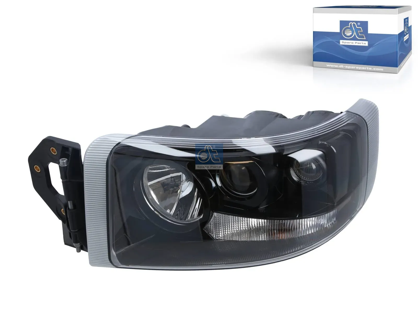Headlamp, left, with fog lamp