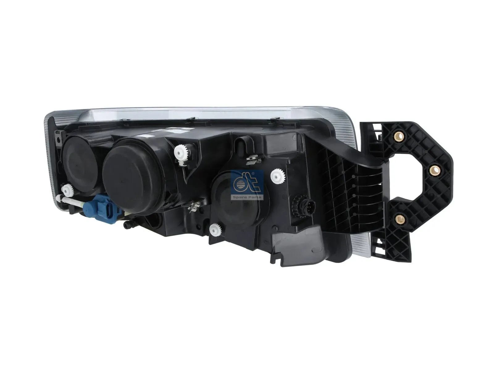 Headlamp, left, with fog lamp