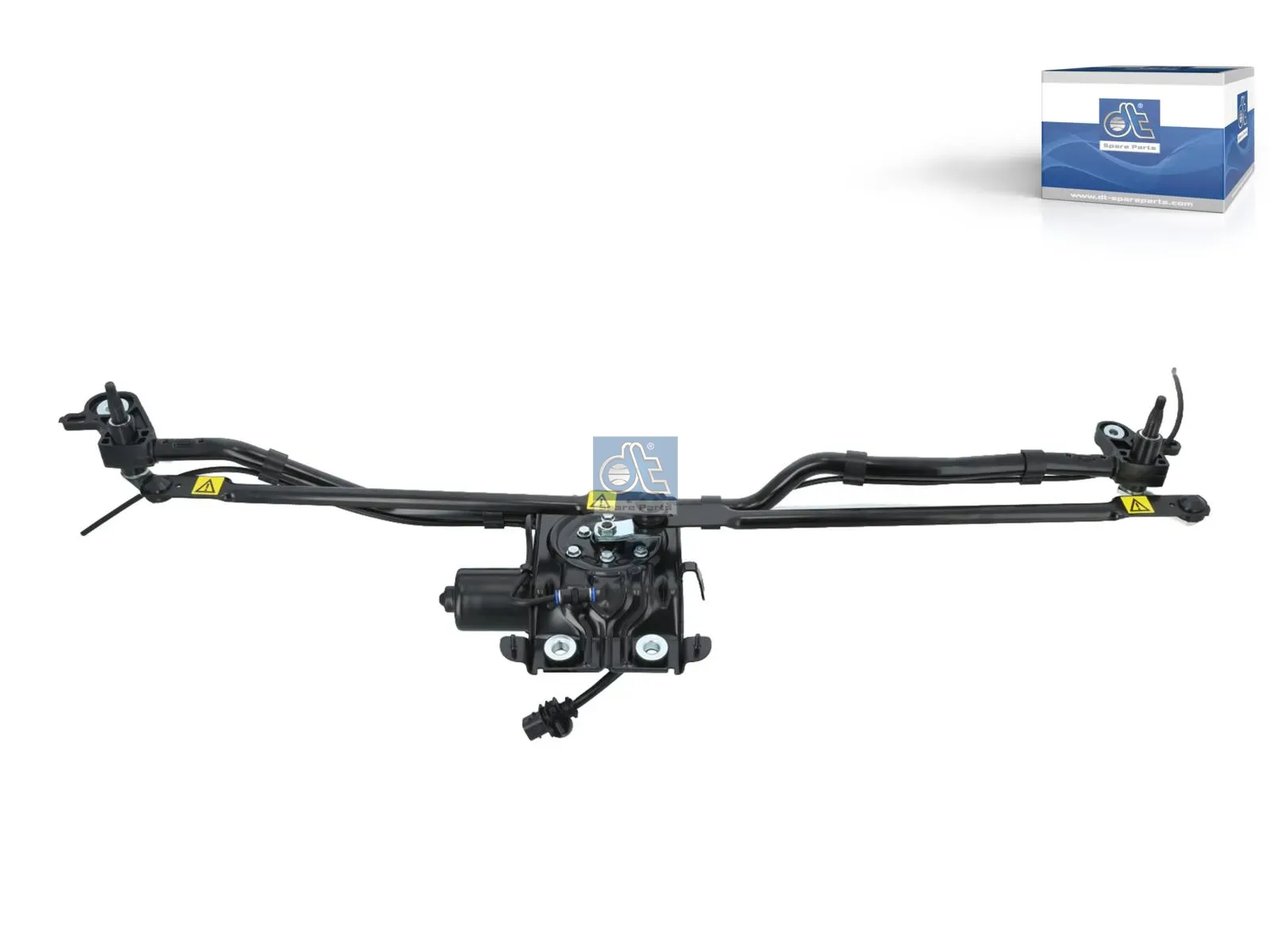 Wischergestänge, mit Motor