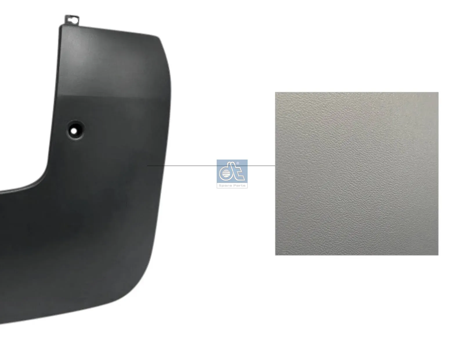 Bumper, rear, left