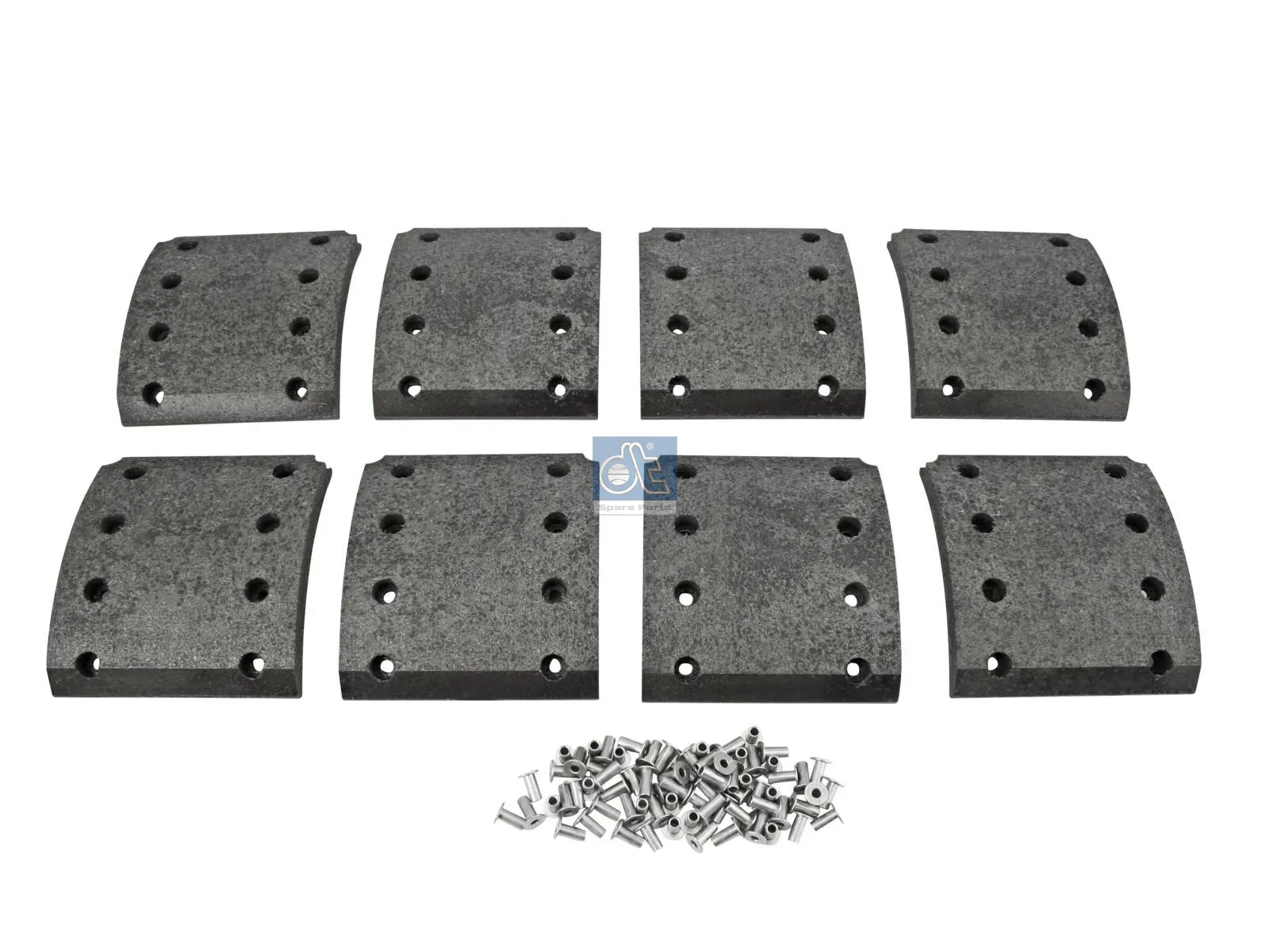 Drum brake lining kit, axle kit