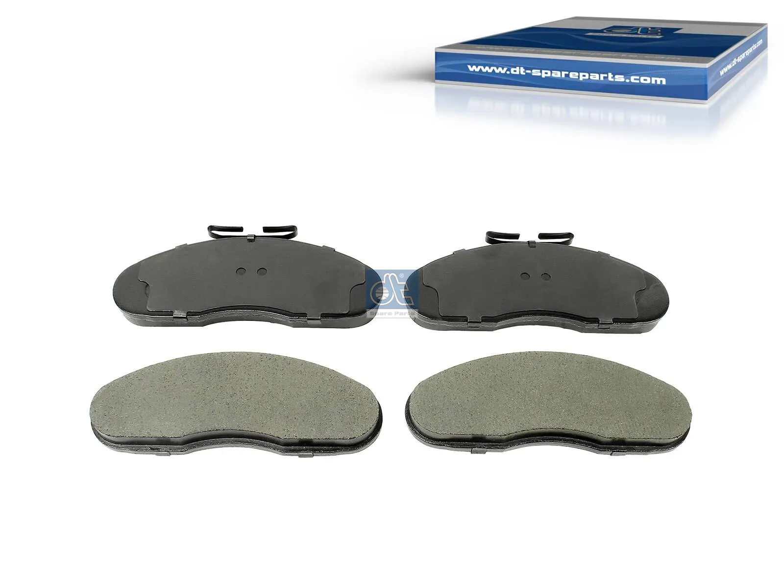 Disc brake pad kit, without accessories