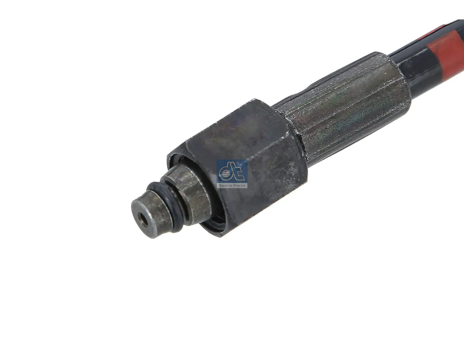 Hose line, cabin tilt