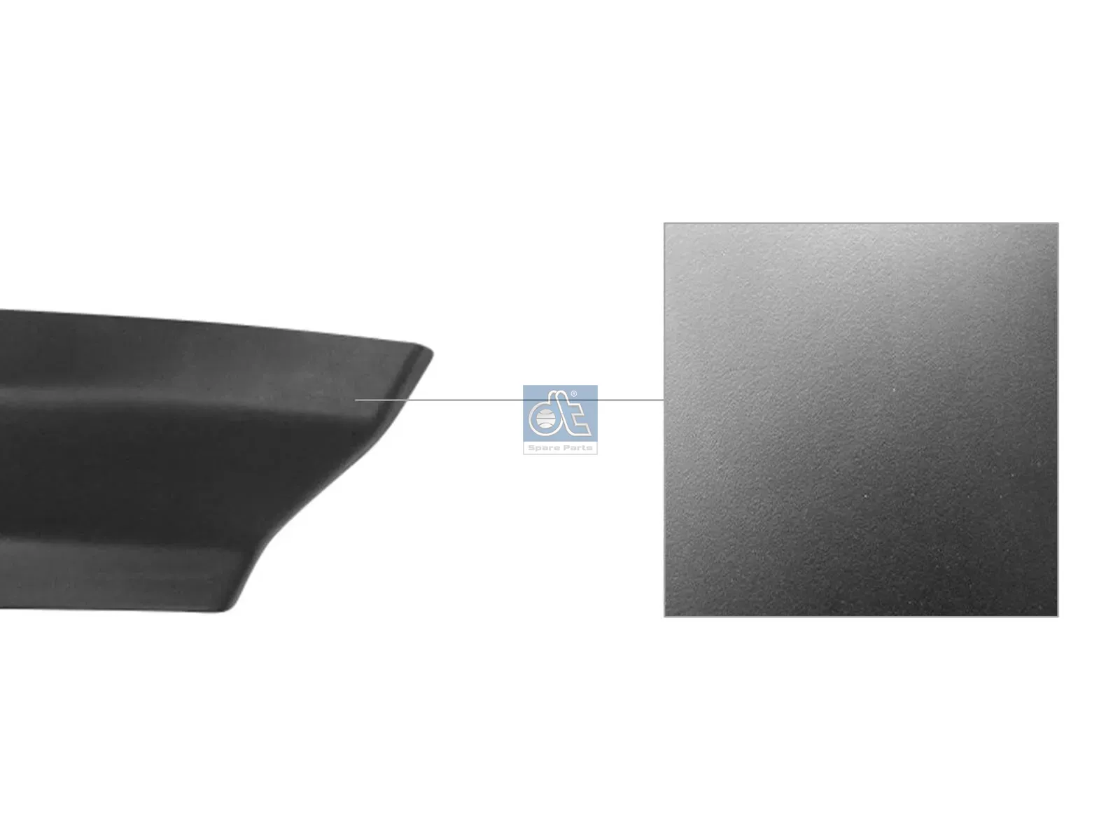 Bumper corner, left, lacquered
