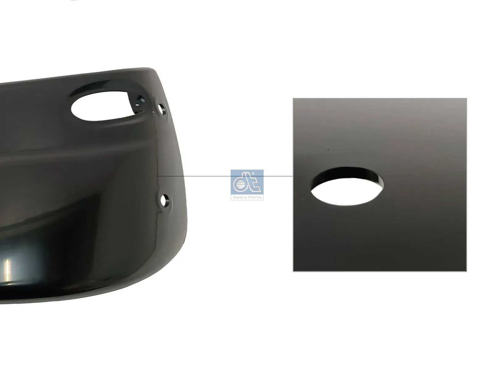 Sun visor, left
