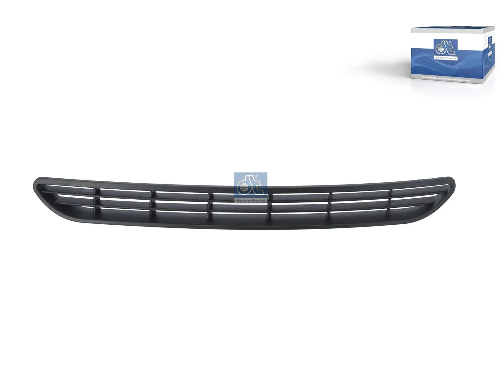 Radiator grille, engine hood, left