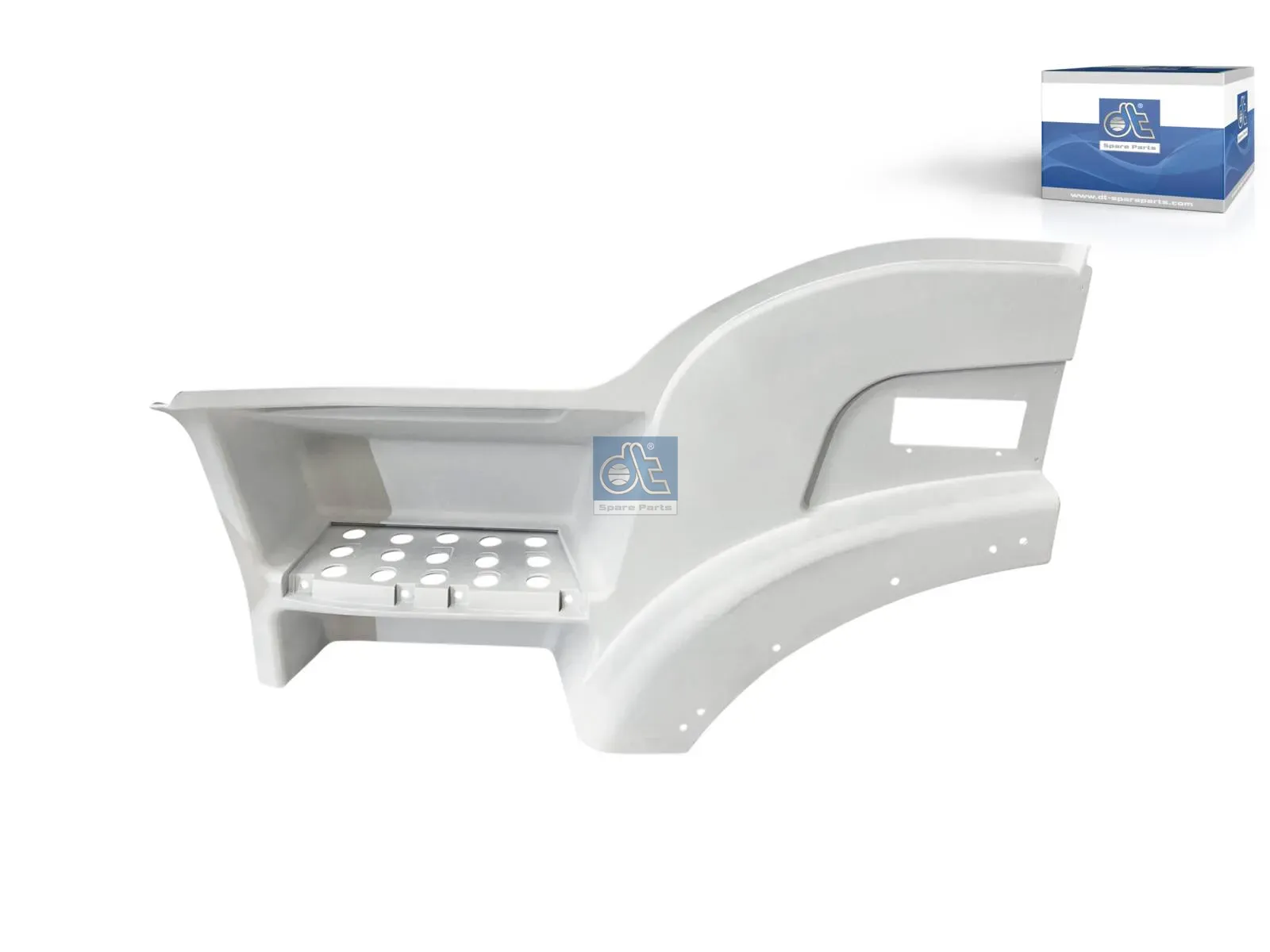 Caisson d'emmarchement, gauche, blanc