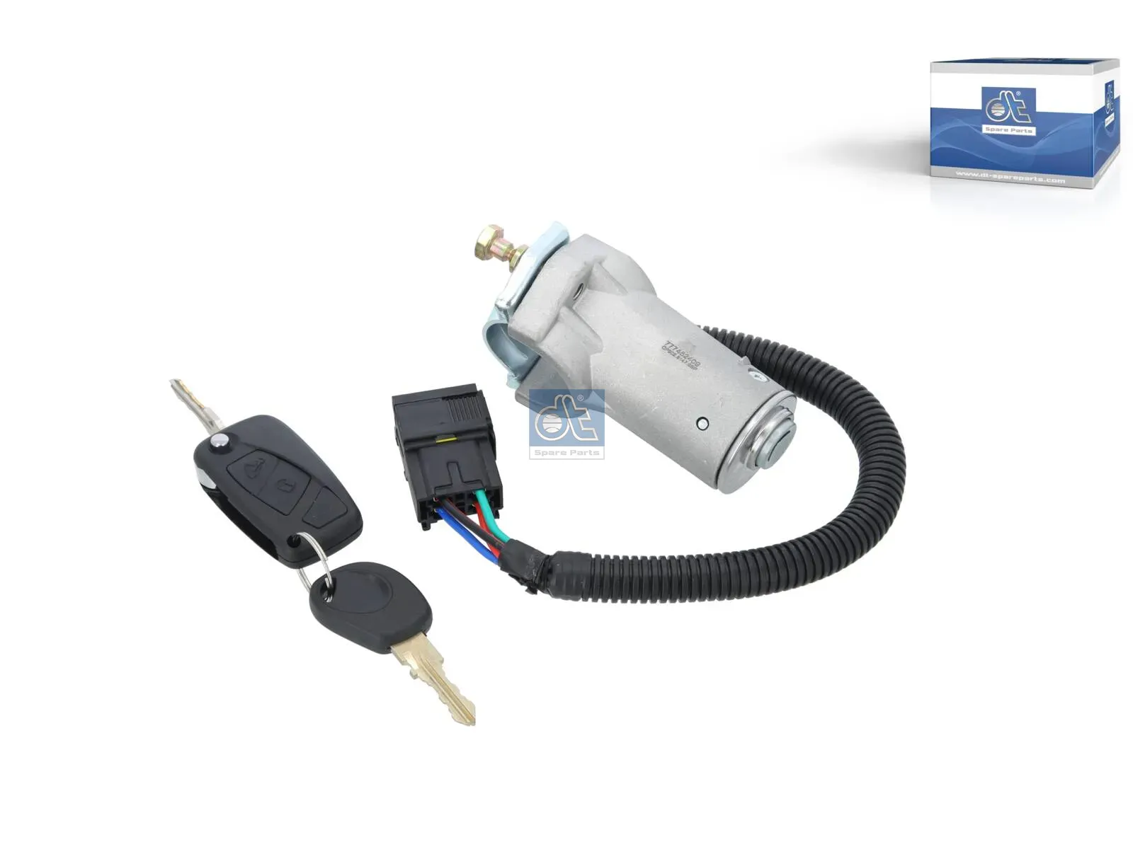 Steering lock, without lock cylinder kit, with transponder