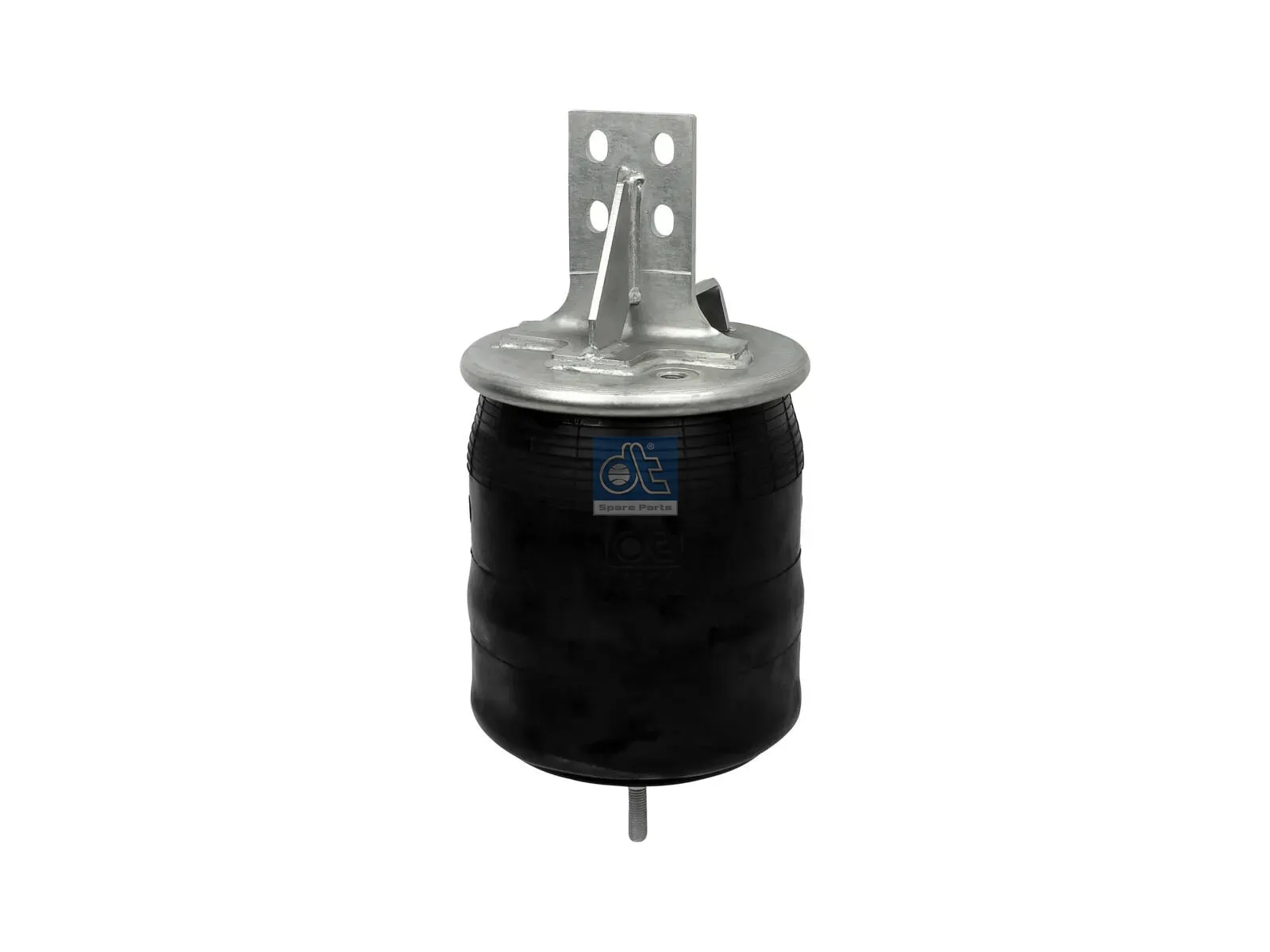Air spring, with plastic piston