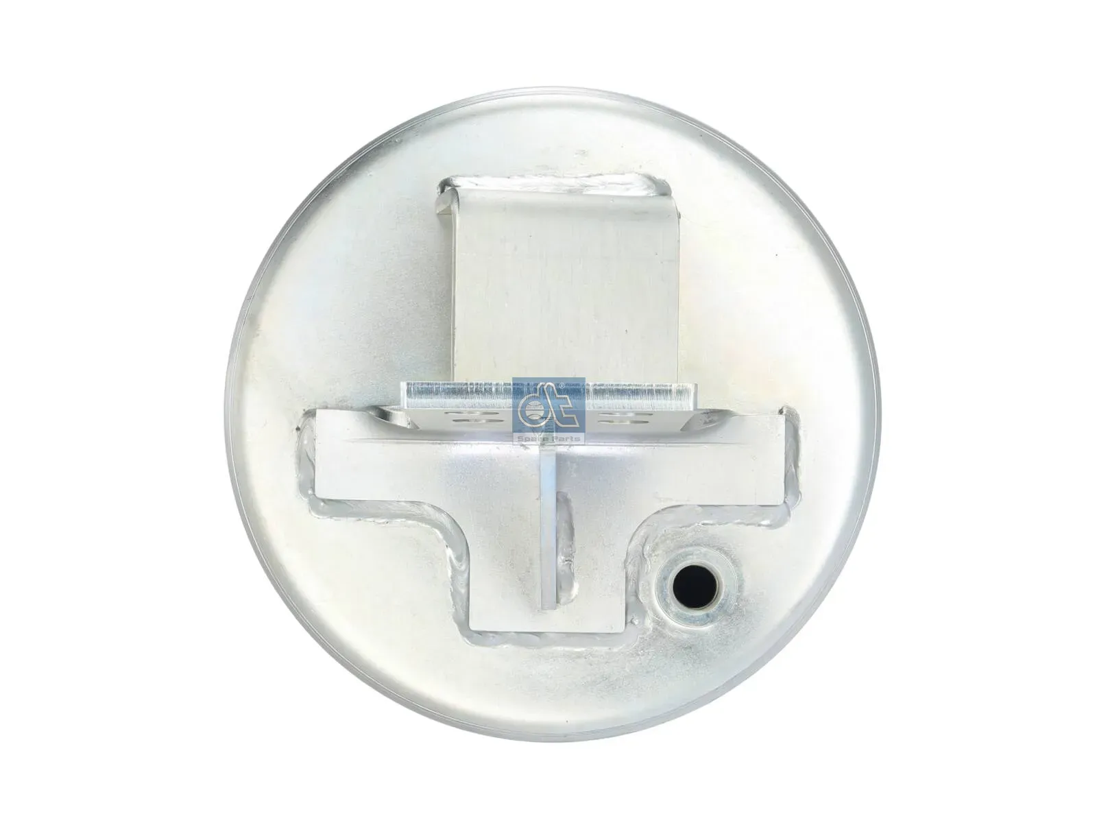 Air spring, with plastic piston