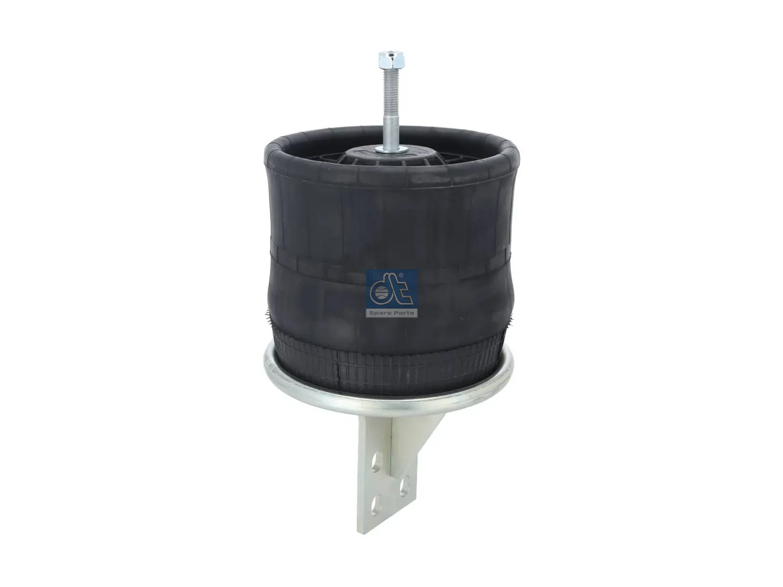 Air spring, with plastic piston