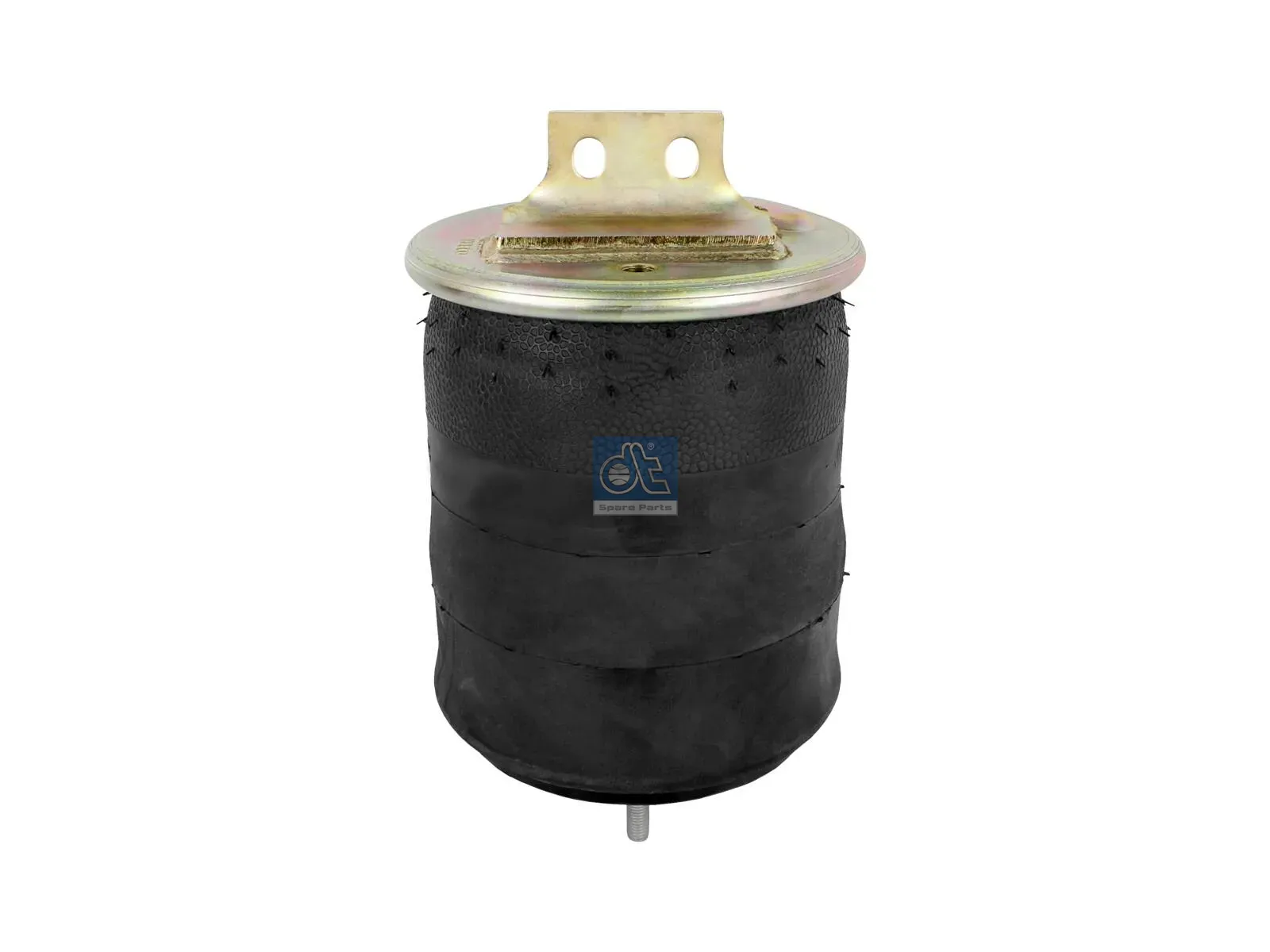 Air spring, with plastic piston