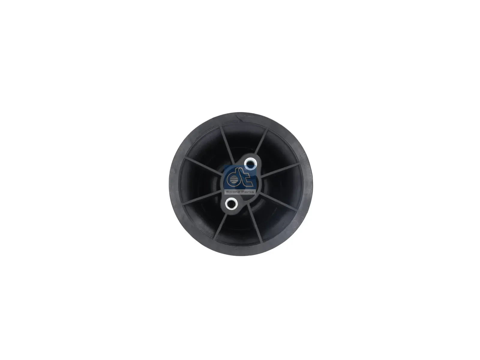 Air spring, with plastic piston