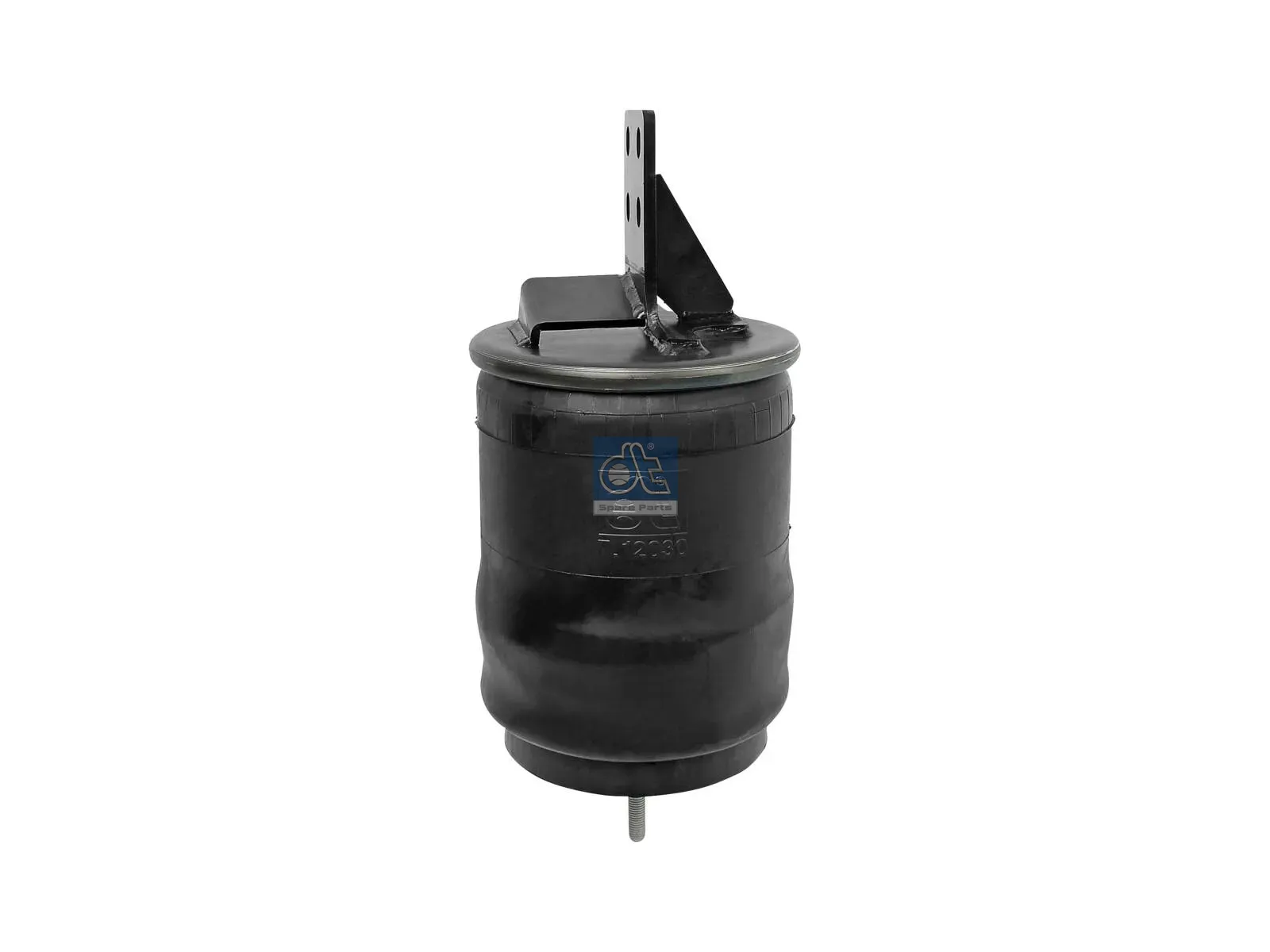 Air spring, with plastic piston