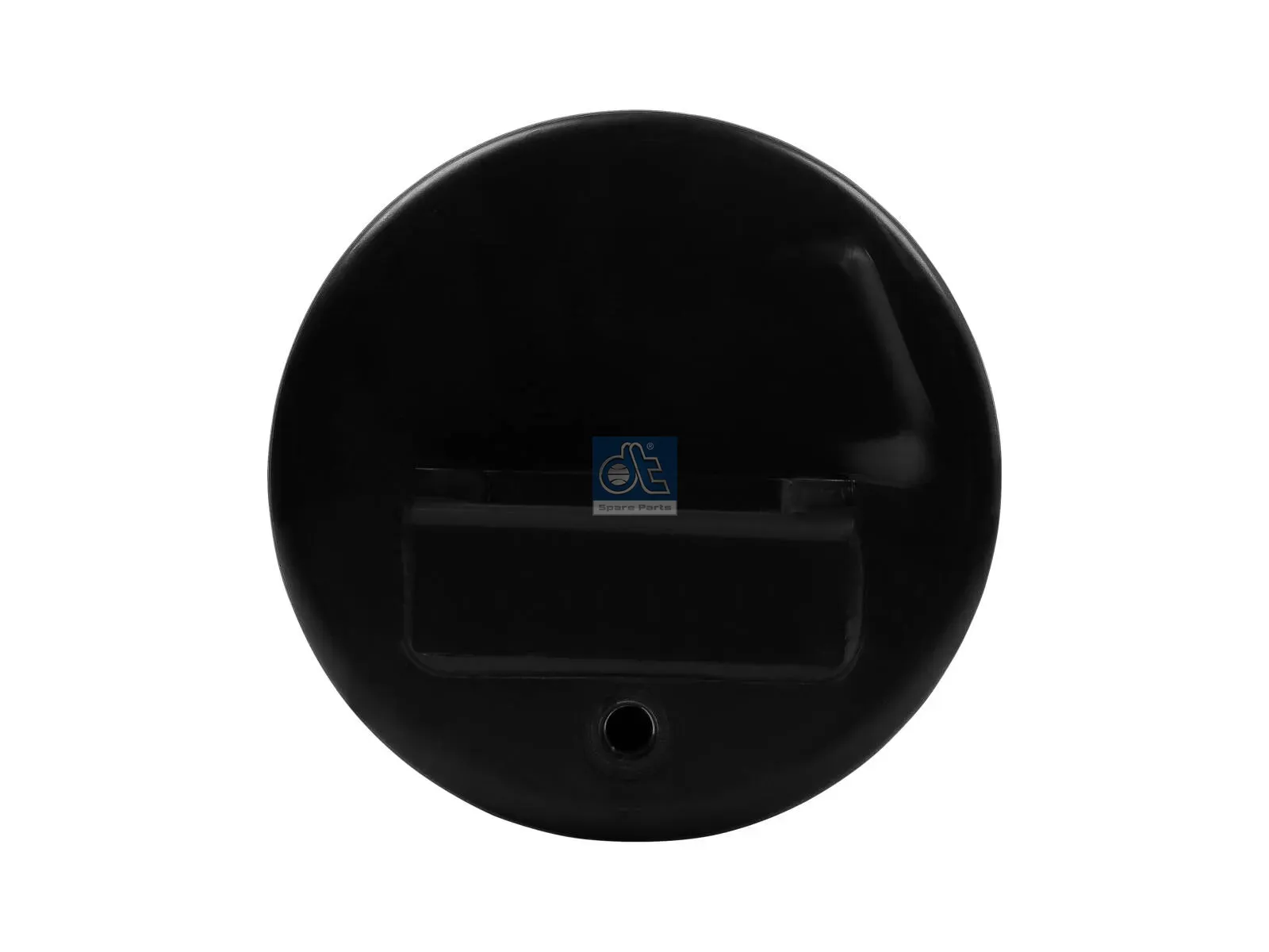Air spring, with plastic piston