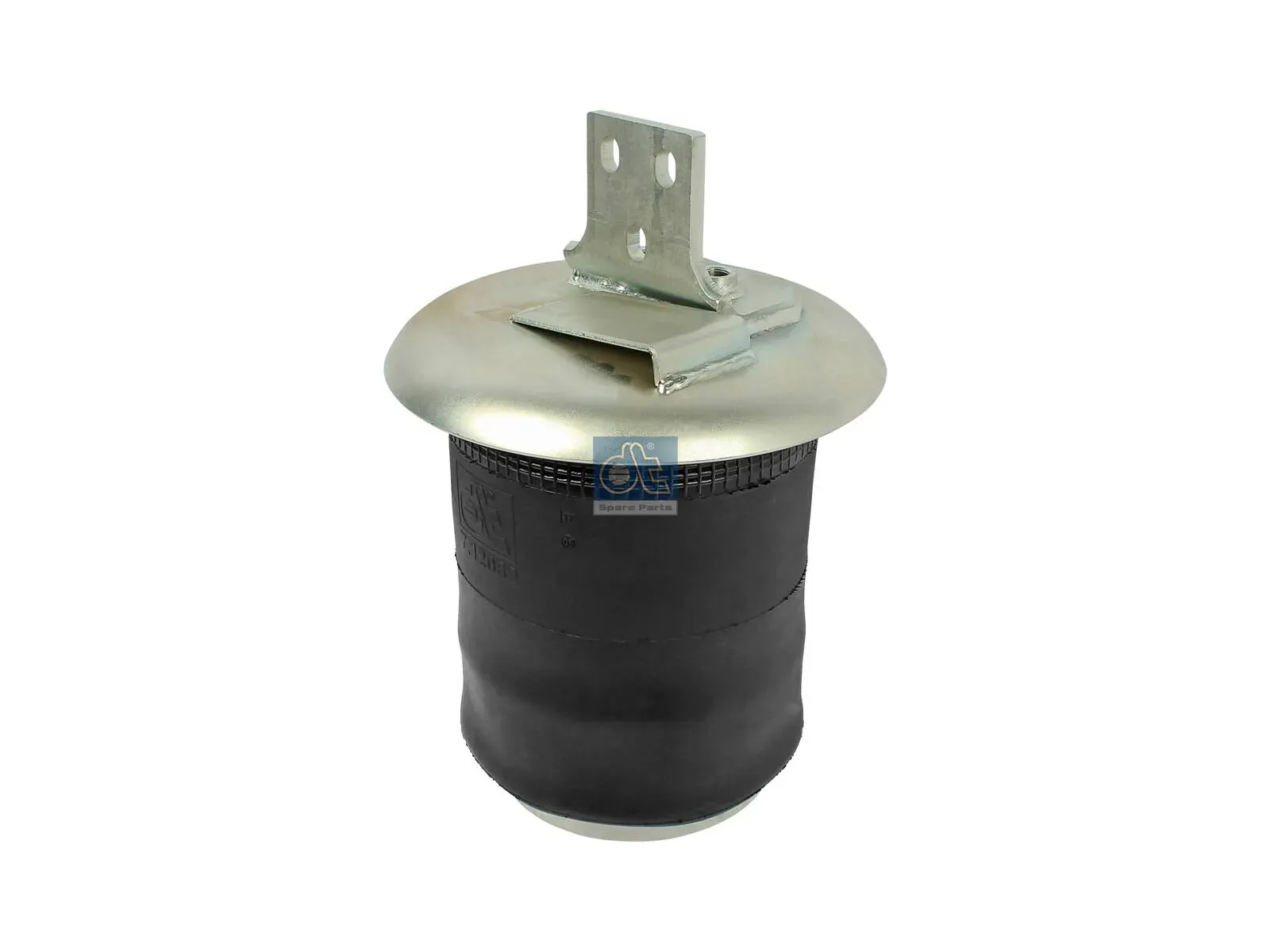 Air spring, with steel piston