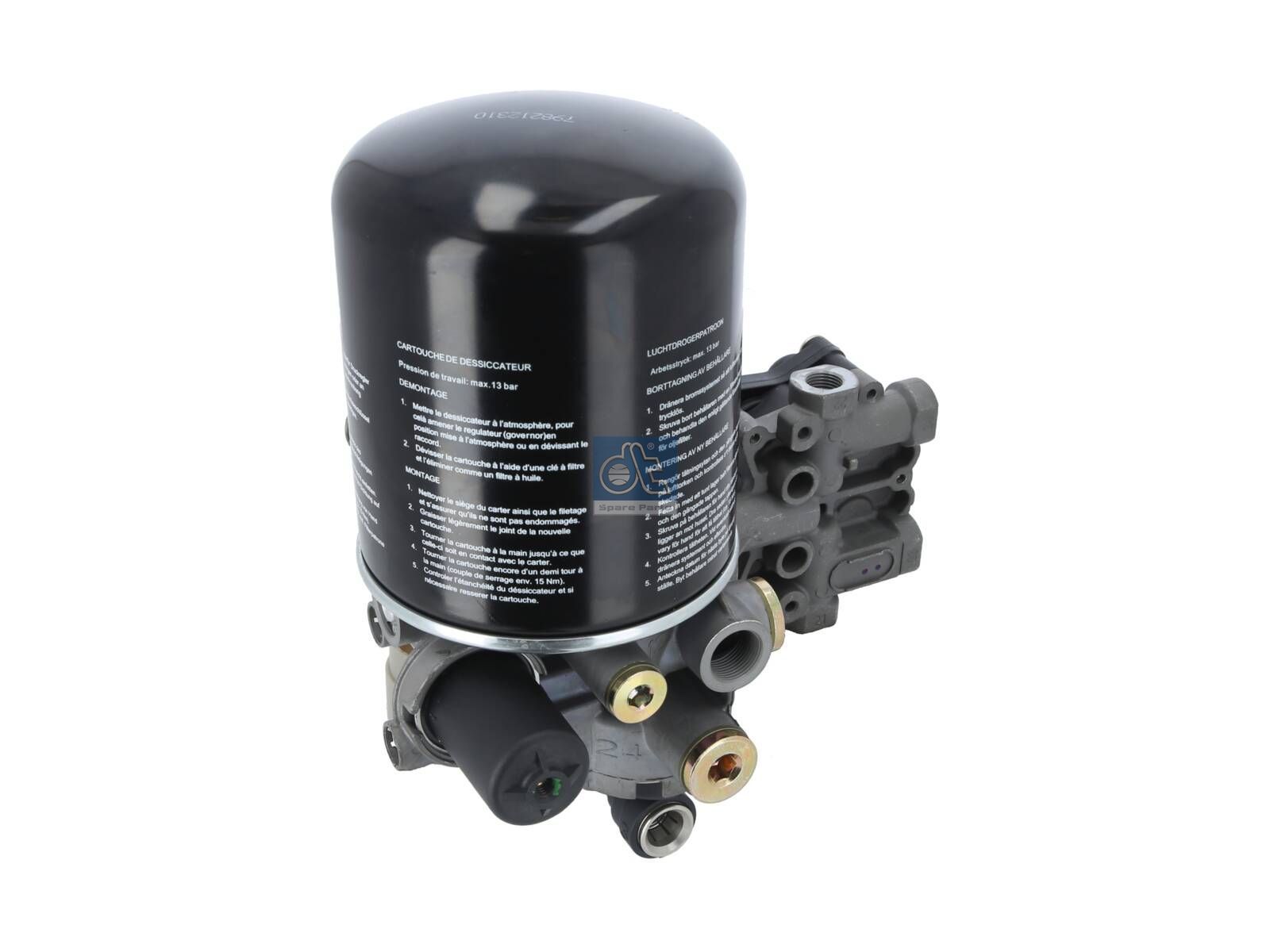 DIESEL TECHNIC | 7.16021 Air dryer, complete with valve