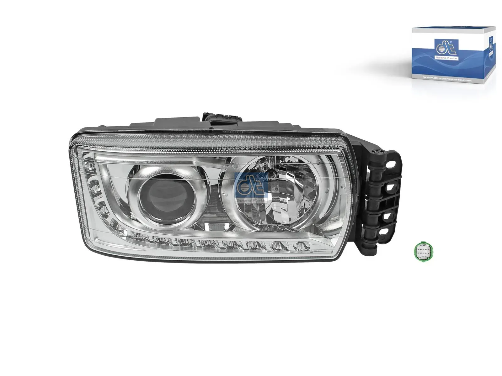 Headlamp, right, with control unit, without motor
