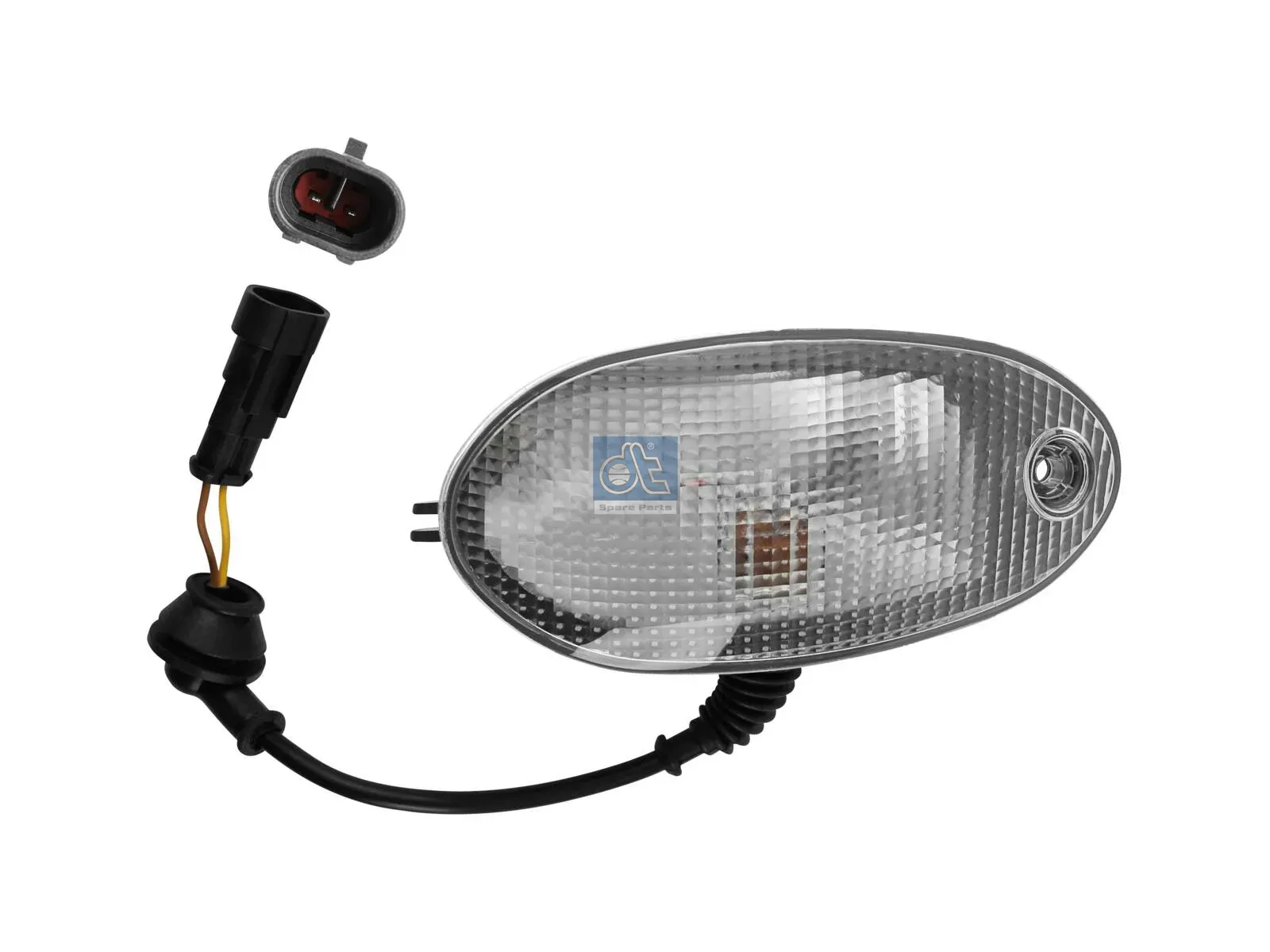 Luce di posizione, visiera parasole, sin., con lampadina
