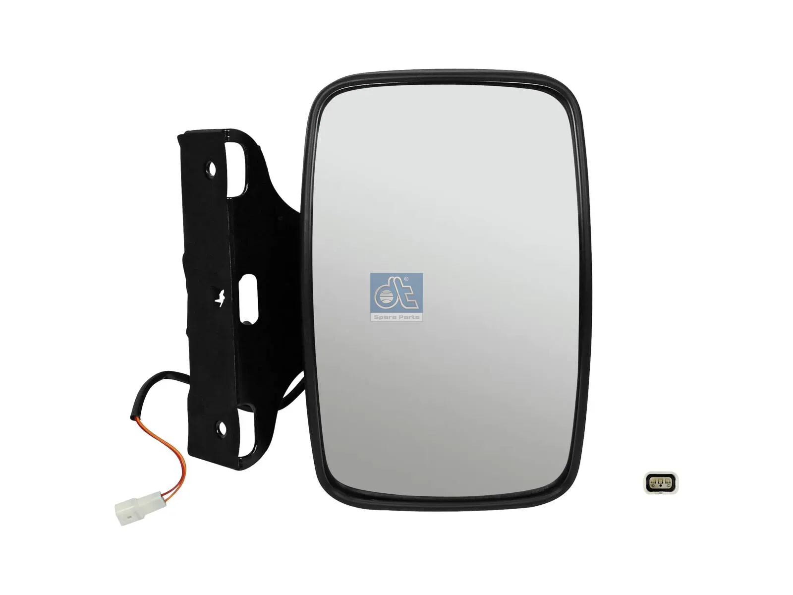 Kerb observation mirror, heated