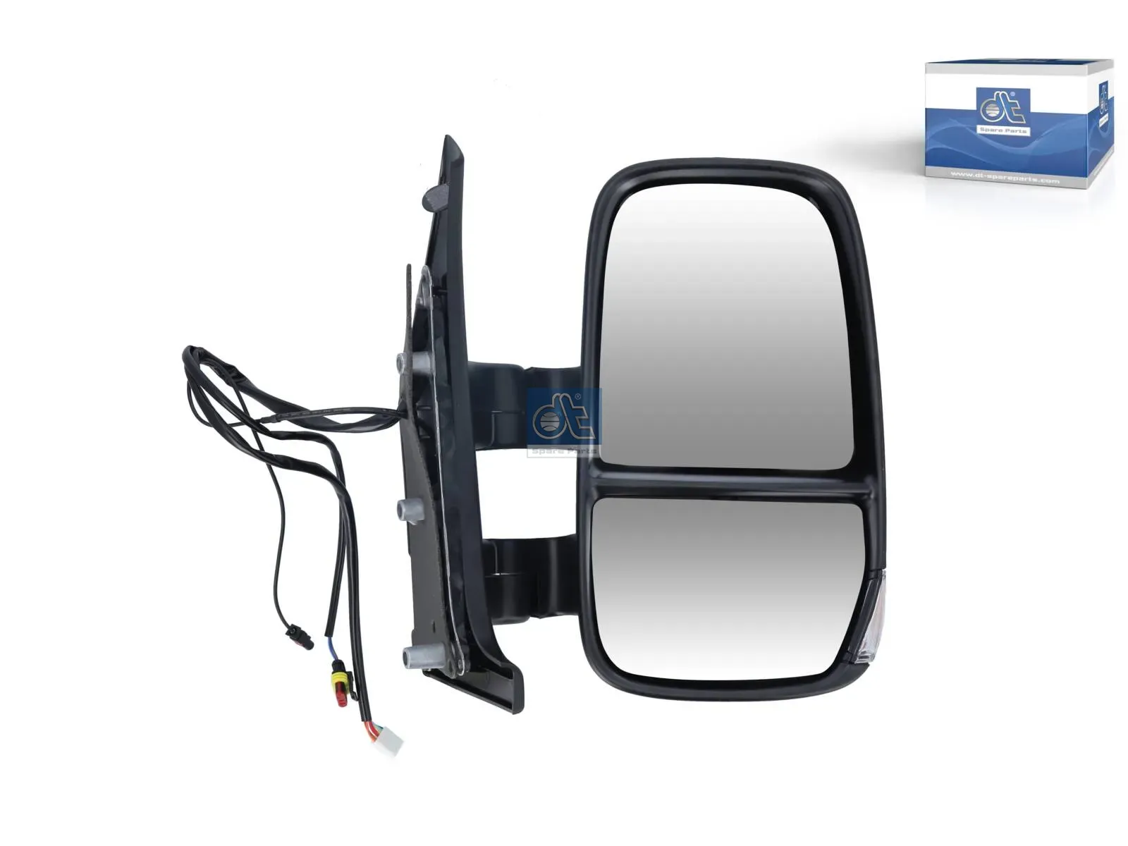 Main mirror, complete, right, electrical, heatable