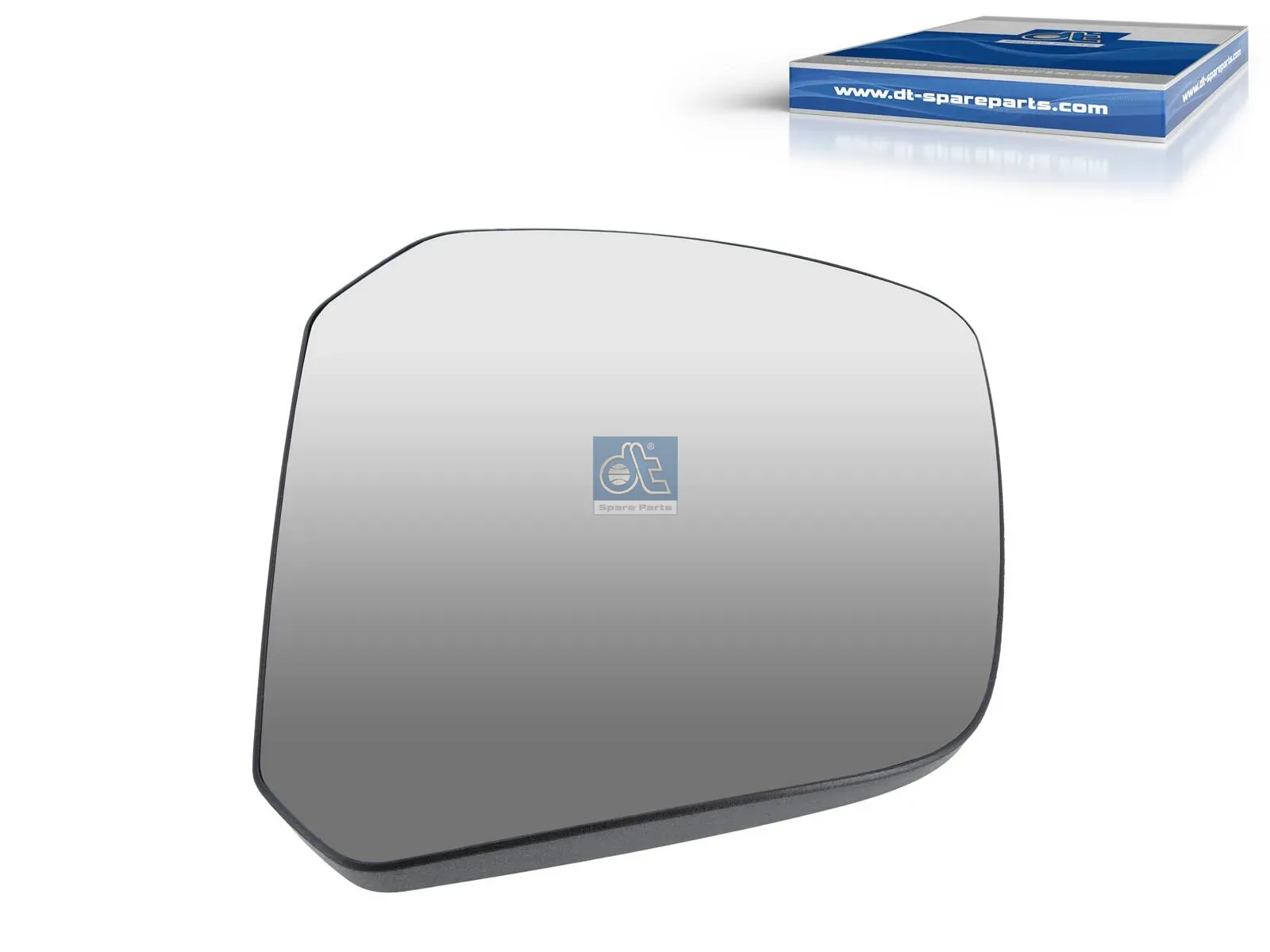 Mirror glass, wide view mirror, right