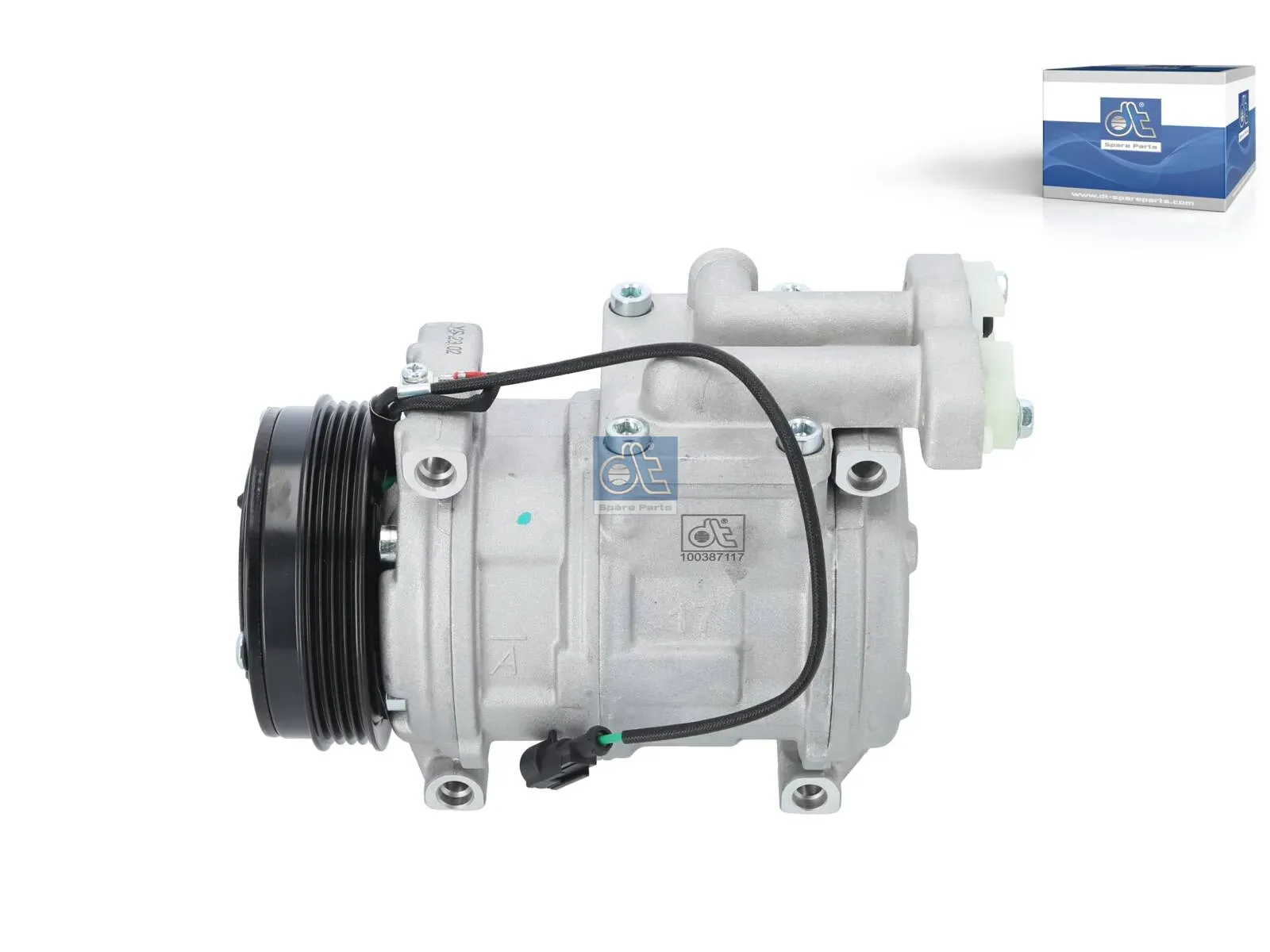 Compressor, airconditioning, olie gevuld
