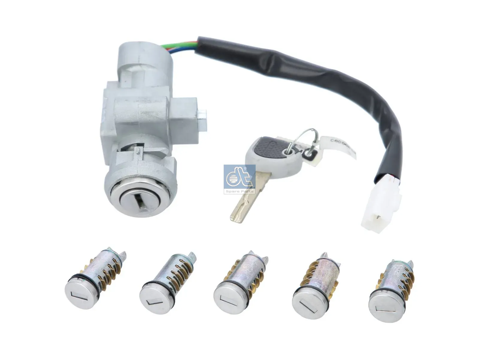 Ignition lock, without transponder, with lock cylinder kit