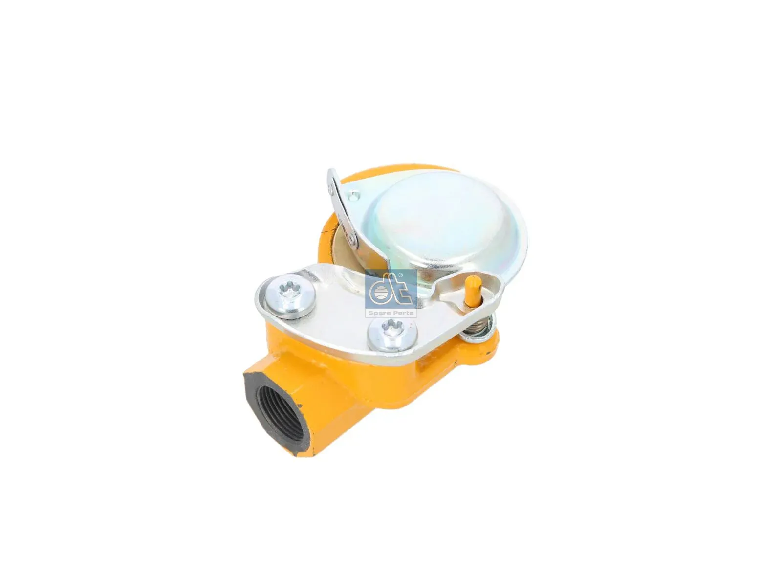 Palm coupling, yellow, with valve