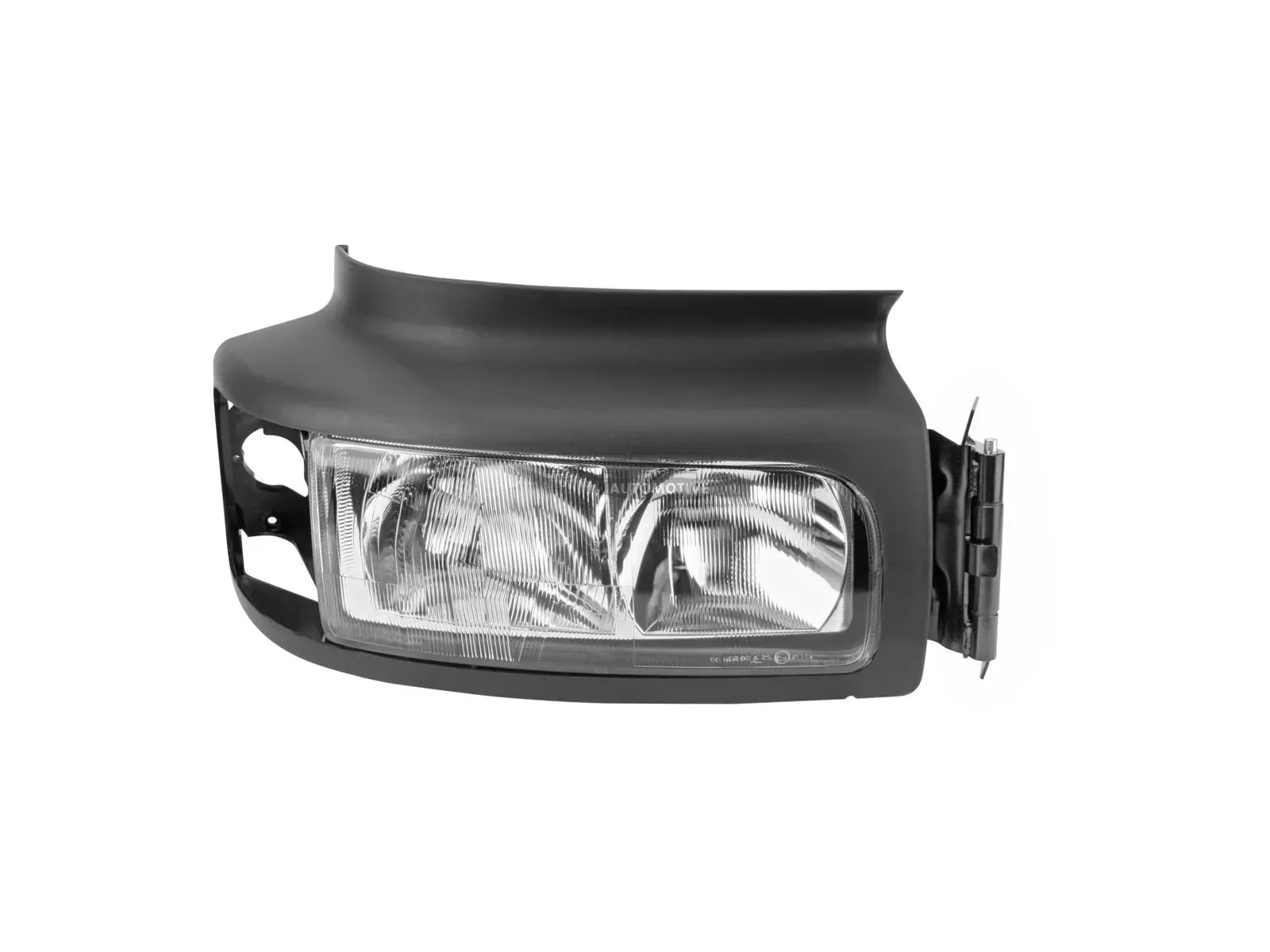 Headlamp, right, without bulbs, without adjusting motor